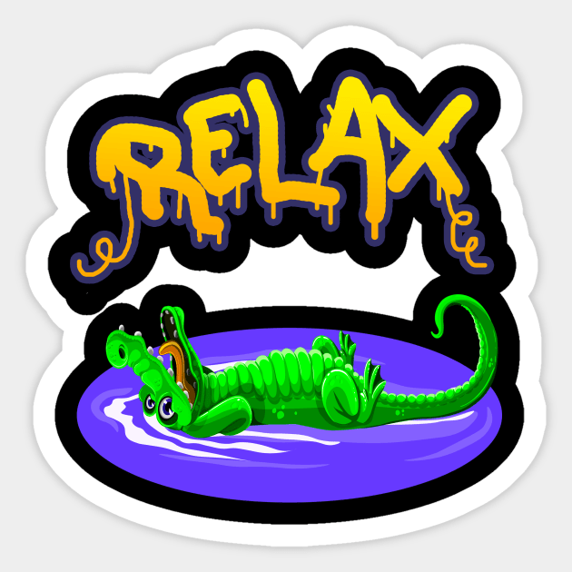 croco relax Sticker by svksesmatamv